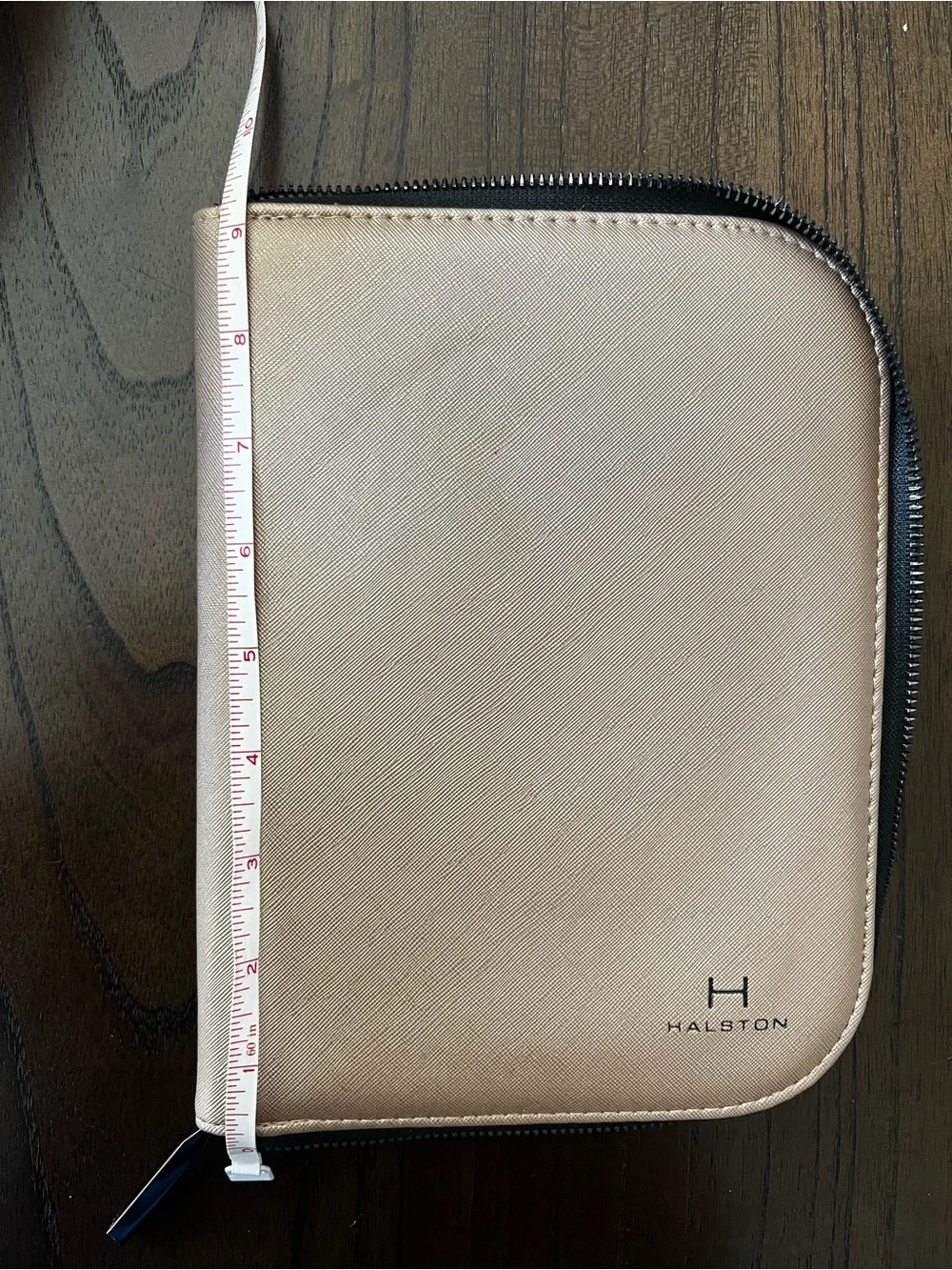 Halston Heritage Gold Zip Travel Jewelry Organizer